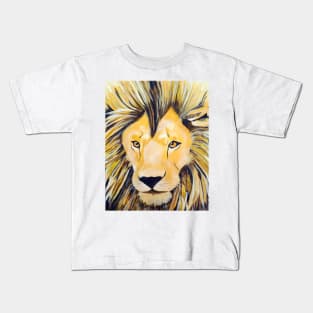 Lion - Acrylic Painting Kids T-Shirt